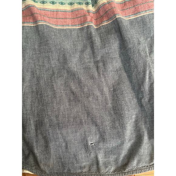 Mens Vans Southwest Print Button Down Long Sleeves Casual Retro Shirt Sz Medium - Picture 7 of 8